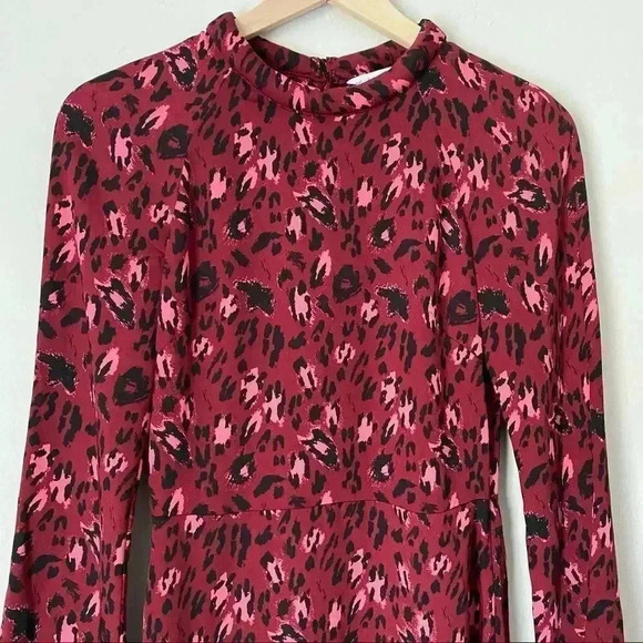 & Other Stories Leopard Dress Size 4 - Picture 3 of 9